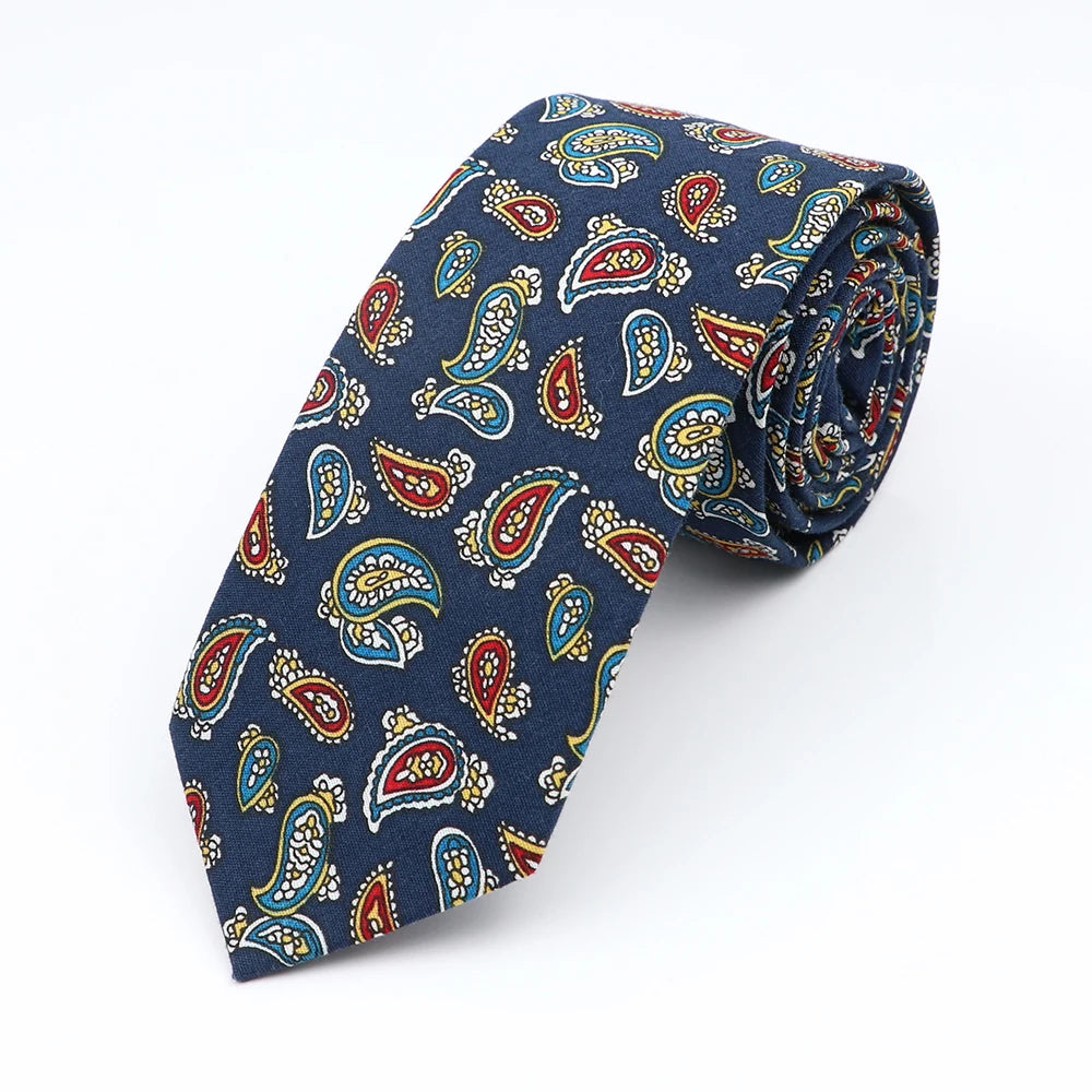 New Floral Elegant Tie For Men Women 100% Cotton - Price MVR135/- Delivery 15-25 days