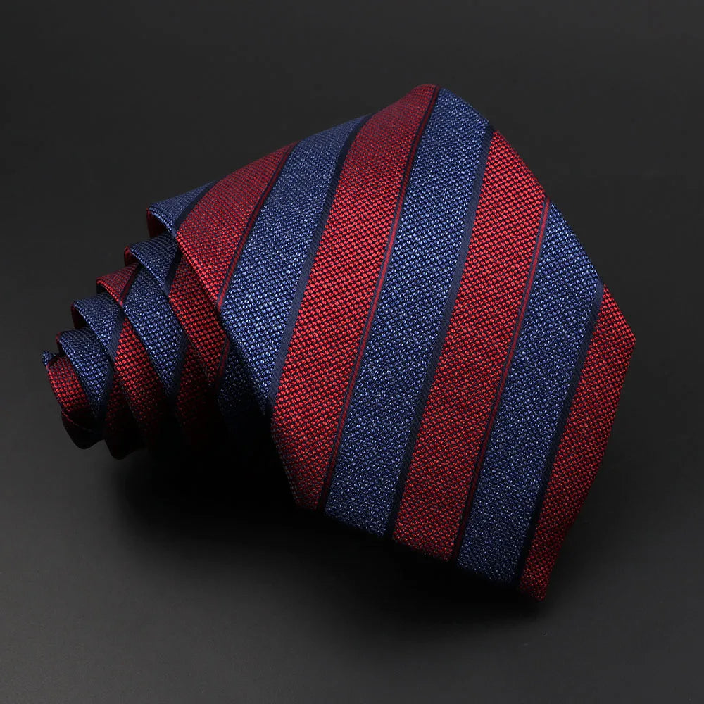 Men's Classic Luxury Tie 8cm Striped - Price MVR165/- Delivery 15-25 daya