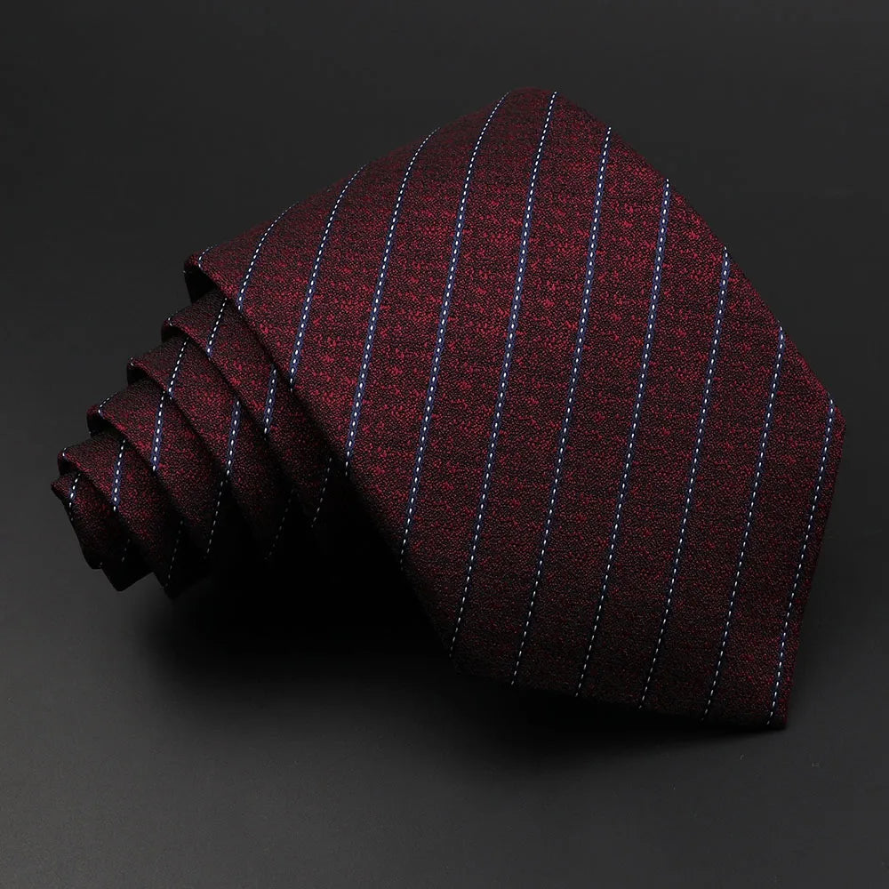 Men's Classic Luxury Tie 8cm Striped - Price MVR165/- Delivery 15-25 daya