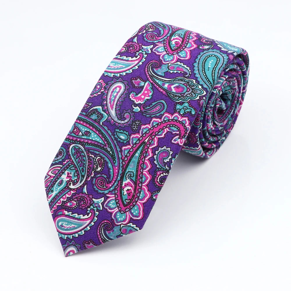 New Floral Elegant Tie For Men Women 100% Cotton - Price MVR135/- Delivery 15-25 days