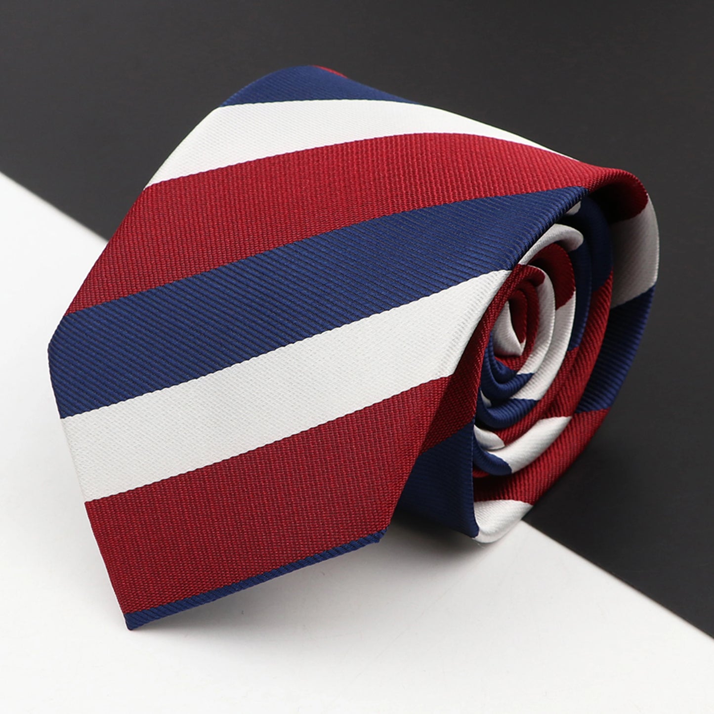 Men's Classic Luxury Tie 8cm Striped - Price MVR165/- Delivery 15-25 daya