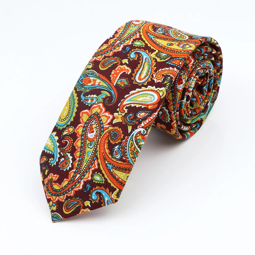 New Floral Elegant Tie For Men Women 100% Cotton - Price MVR135/- Delivery 15-25 days