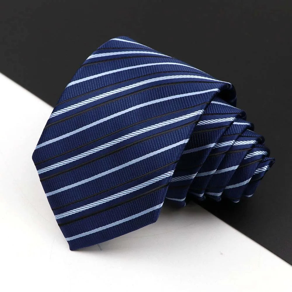 Men's Business Tie Classic 8CM Stripe - Price MVR135/- Delivery 12-25 days