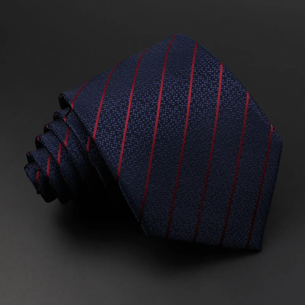 Men's Classic Luxury Tie 8cm Striped - Price MVR165/- Delivery 15-25 daya