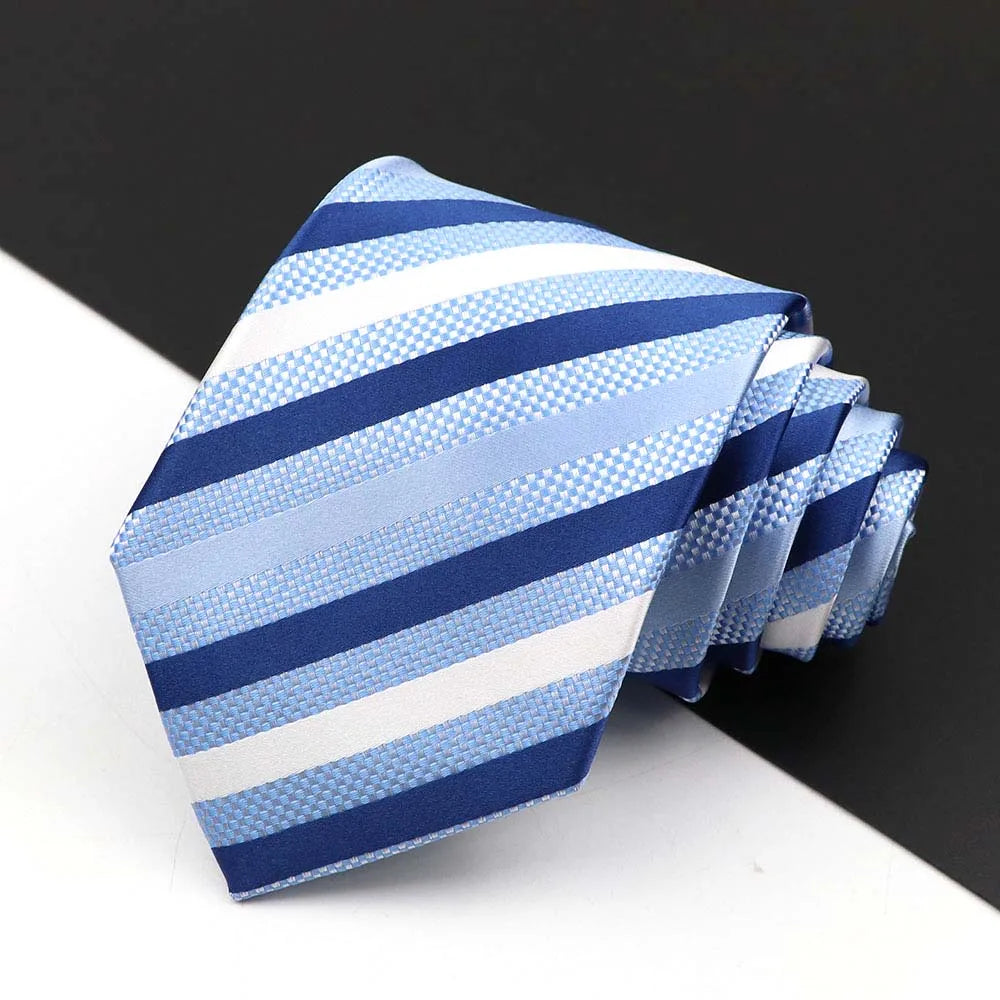 Men's Business Tie Classic 8CM Stripe - Price MVR135/- Delivery 12-25 days