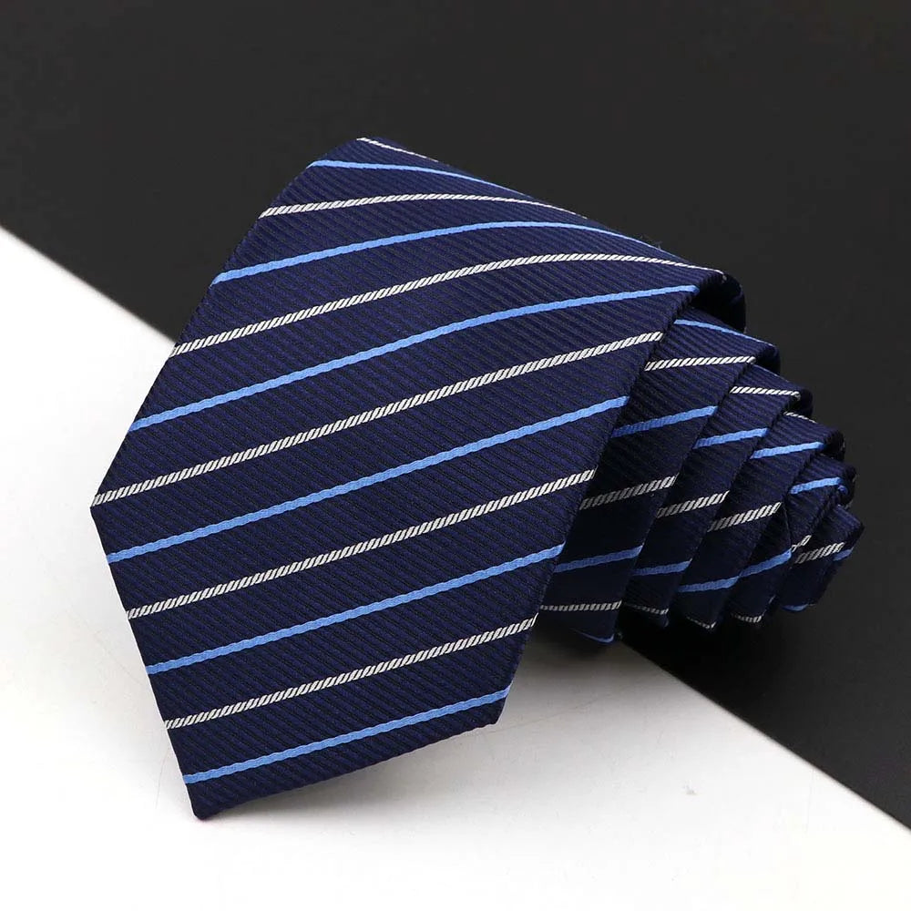 Men's Business Tie Classic 8CM Stripe - Price MVR135/- Delivery 12-25 days