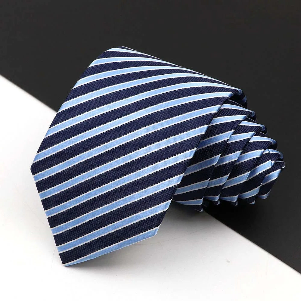 Men's Business Tie Classic 8CM Stripe - Price MVR135/- Delivery 12-25 days