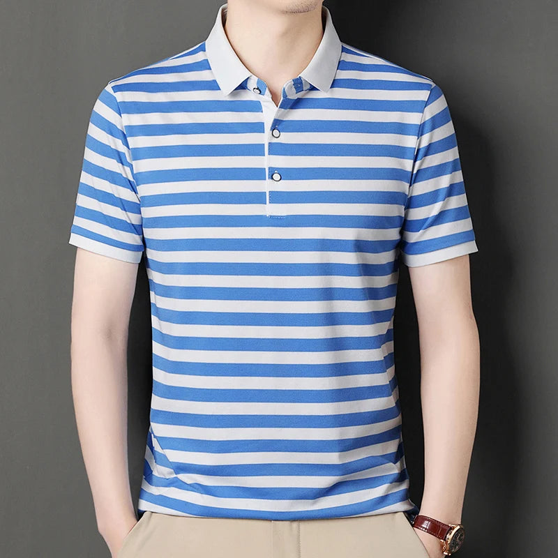 Short Sleeved Striped T-Shirt - Price MVR395/- Delivery 12-20 days