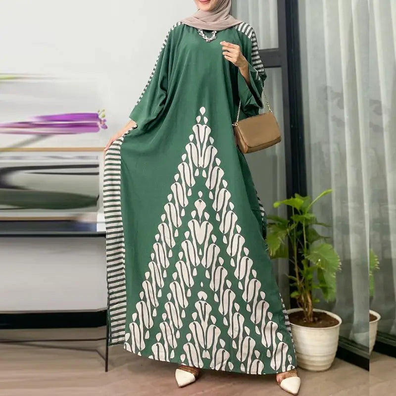 ZANZEA  Fashion Abaya  Dress - Price MVR520/- Delivery 12-20 days