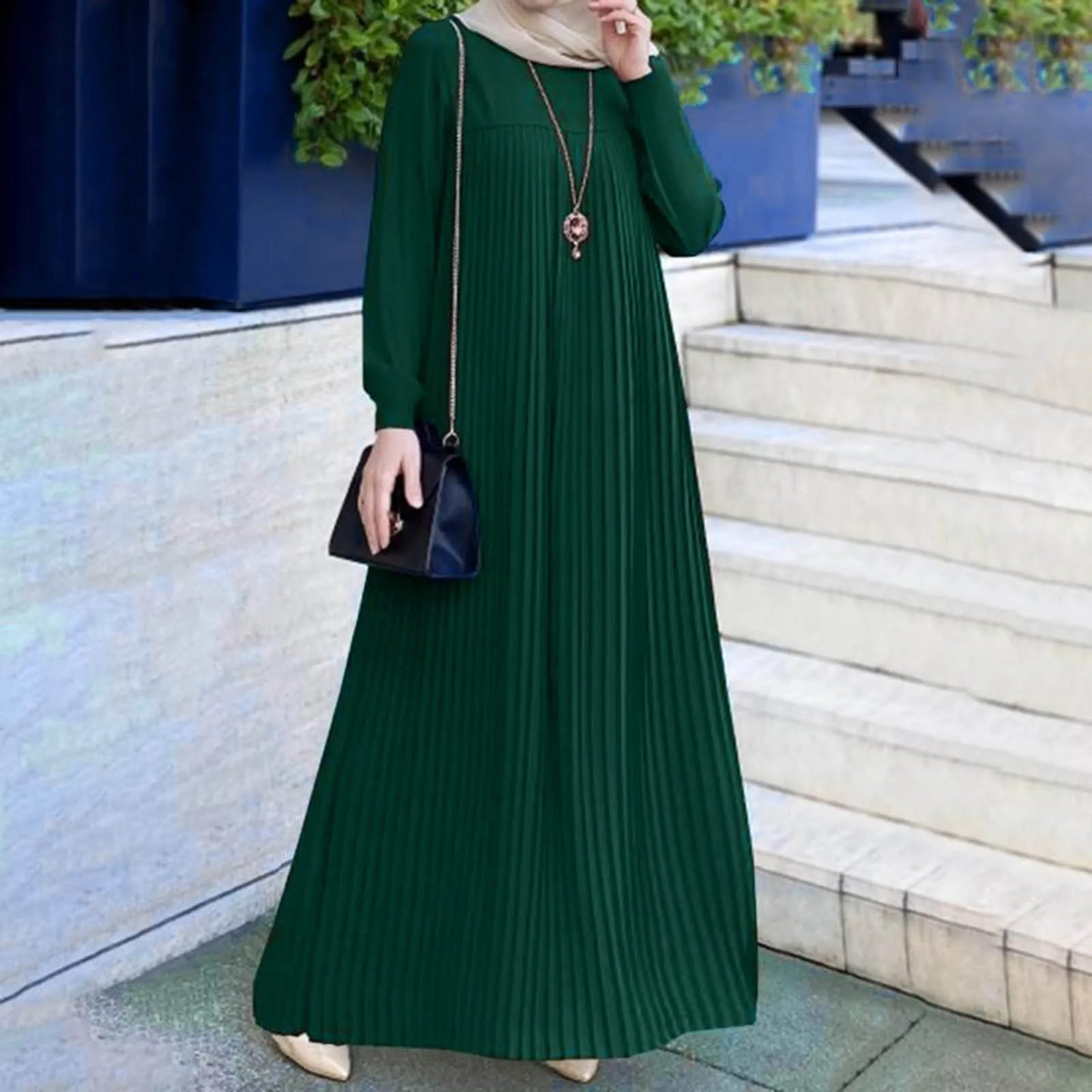 Elegant  Abaya Dress - Free Shipping - Delivery 12-20 days