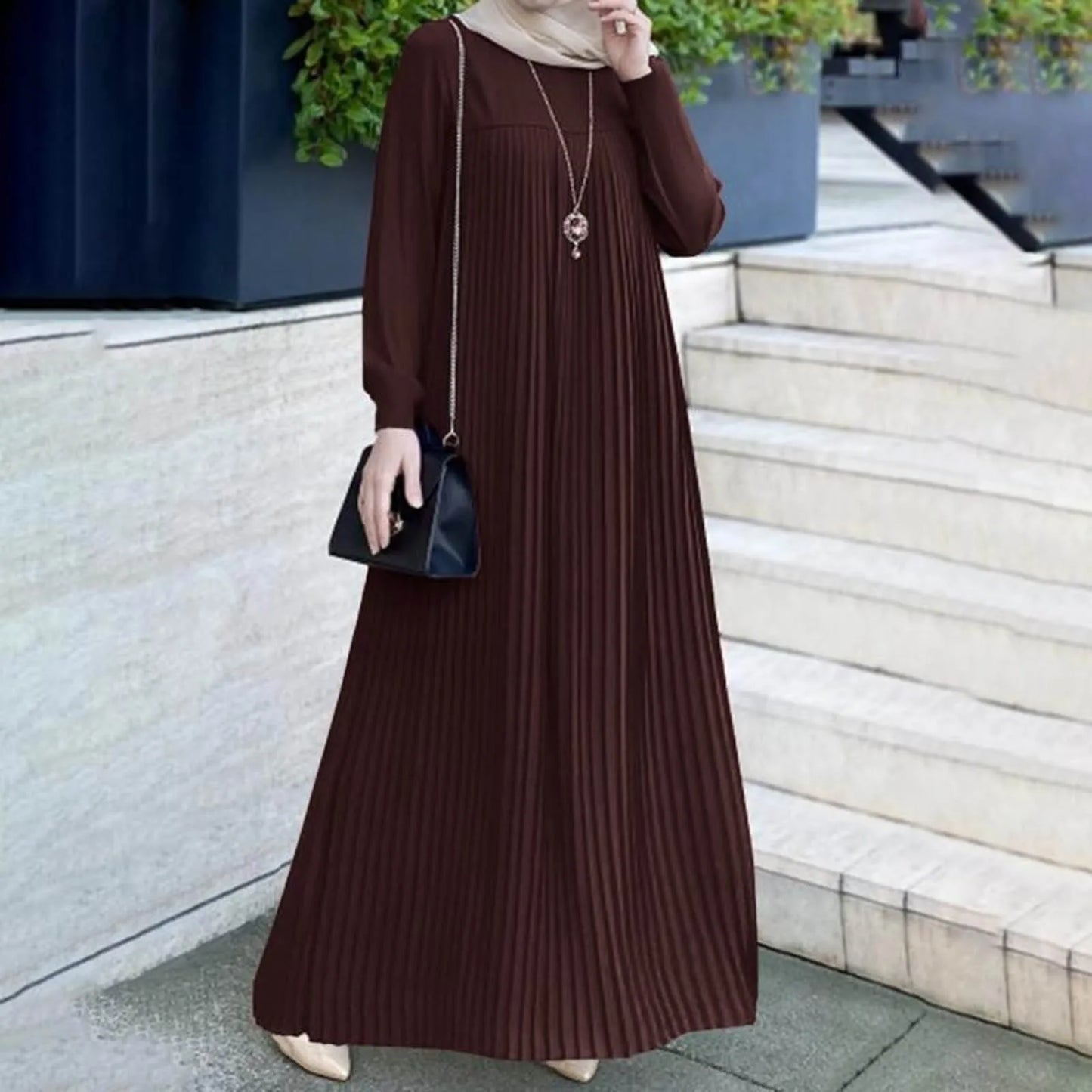 Elegant  Abaya Dress - Free Shipping - Delivery 12-20 days