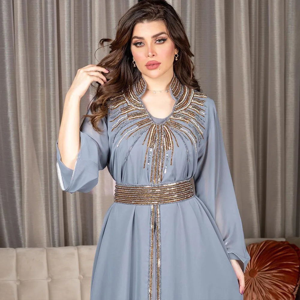 Caftan Arabian Evening Party  Dress - Price MVR745/- Delivery 12-20 days