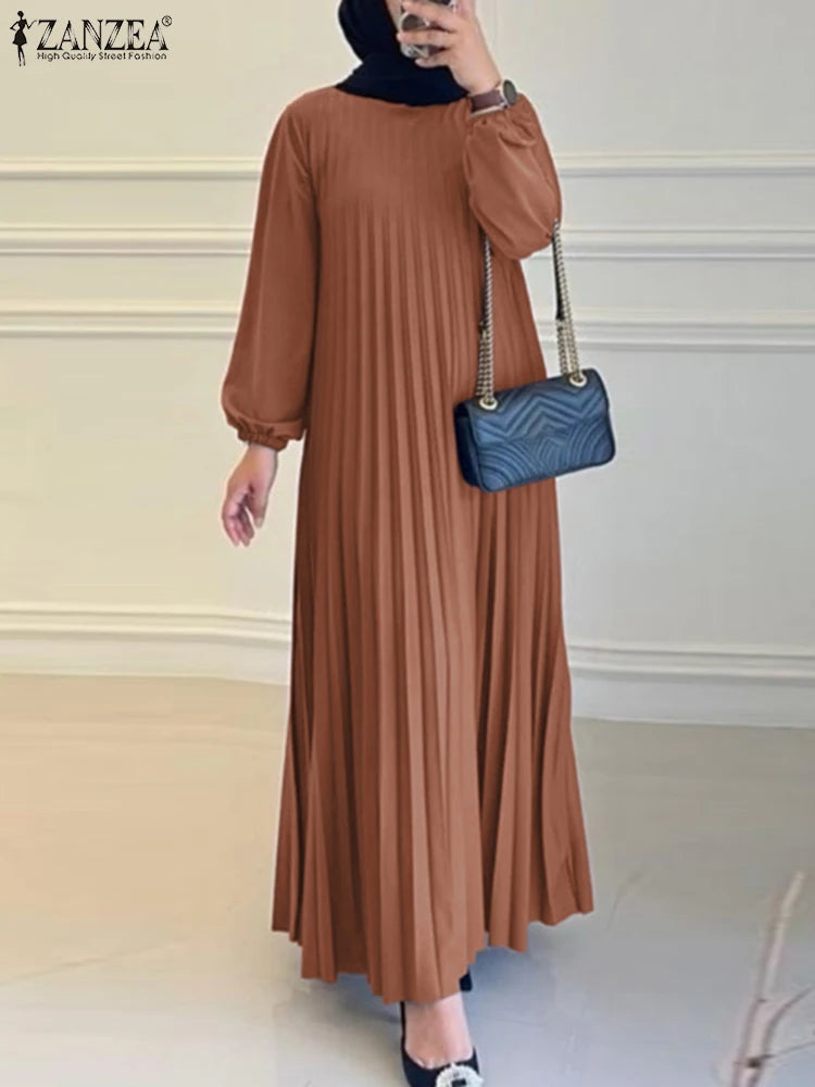 Elegant Abaya Loose Pleated Dress- Price MVR485/- Delivery 12-20 days