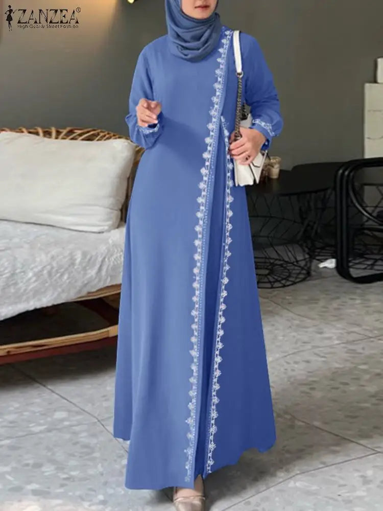 ZANZEA  Turkey Abaya Dress - Price MVR575/- Delivery 12-20 days