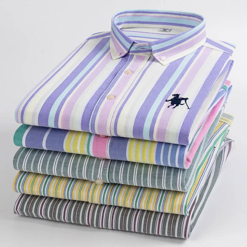 100%cotton Oxford striped slim fit formal Shirt - Price MVR515/- Delivery 12-25 days