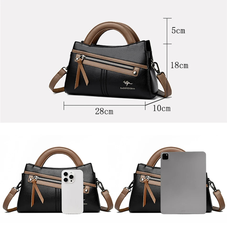 High Quality Leather Designer  Handbag - Price MVR695/- Delivery 12-20 days