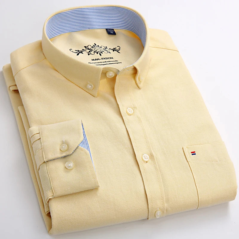 Long Sleeve Oxford  Shirt - Price MVR455/- Delivery 15-25 days