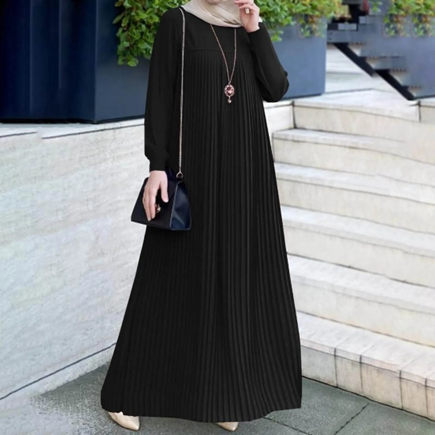 Elegant  Abaya Dress - Free Shipping - Delivery 12-20 days