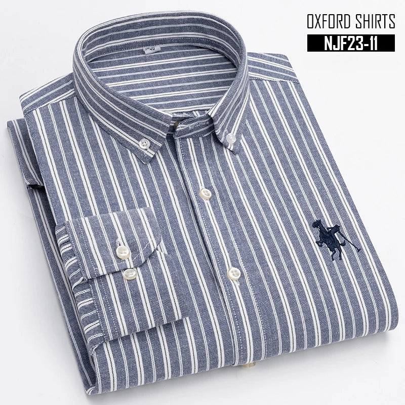 100%cotton Oxford striped slim fit formal Shirt - Price MVR515/- Delivery 12-25 days