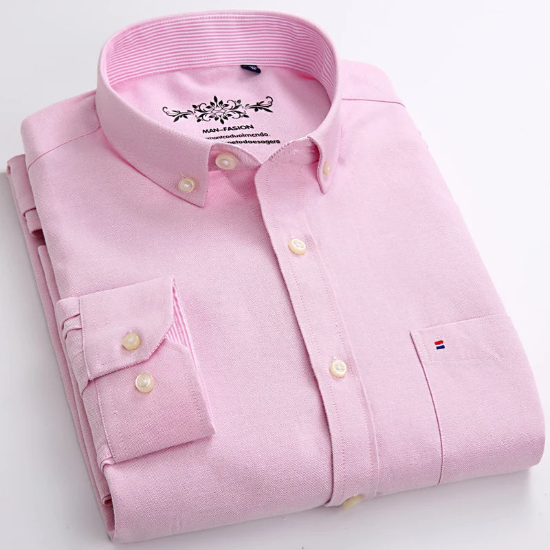 Long Sleeve Oxford  Shirt - Price MVR455/- Delivery 15-25 days