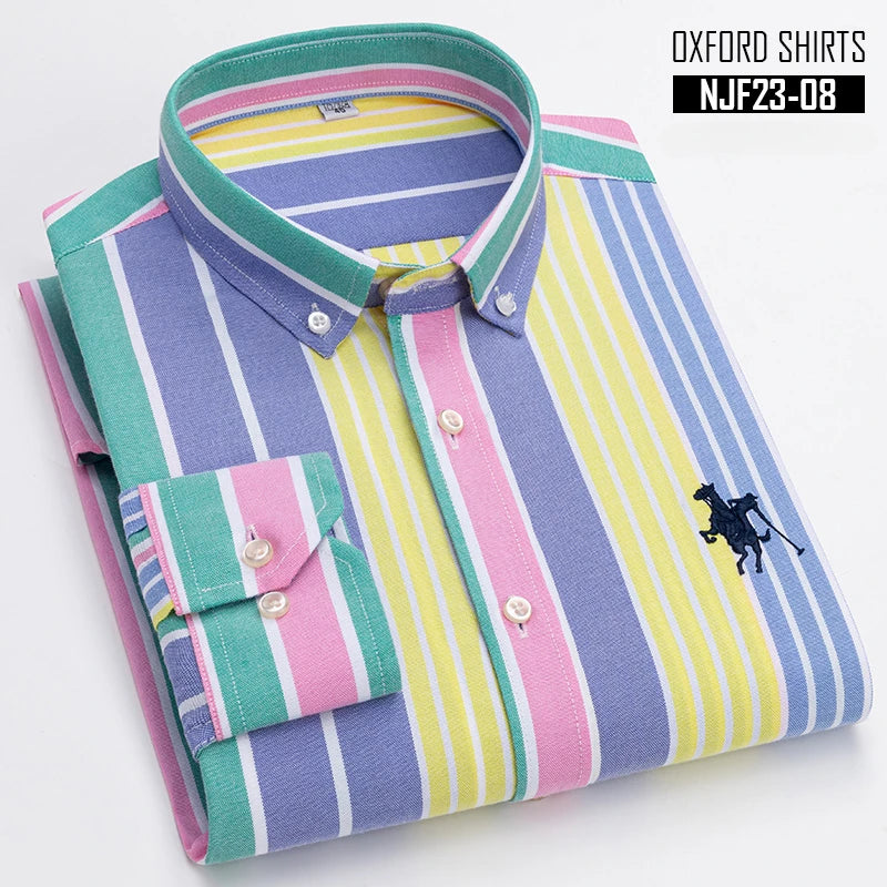 100%cotton Oxford striped slim fit formal Shirt - Price MVR515/- Delivery 12-25 days