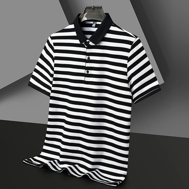 Short Sleeved Striped T-Shirt - Price MVR395/- Delivery 12-20 days