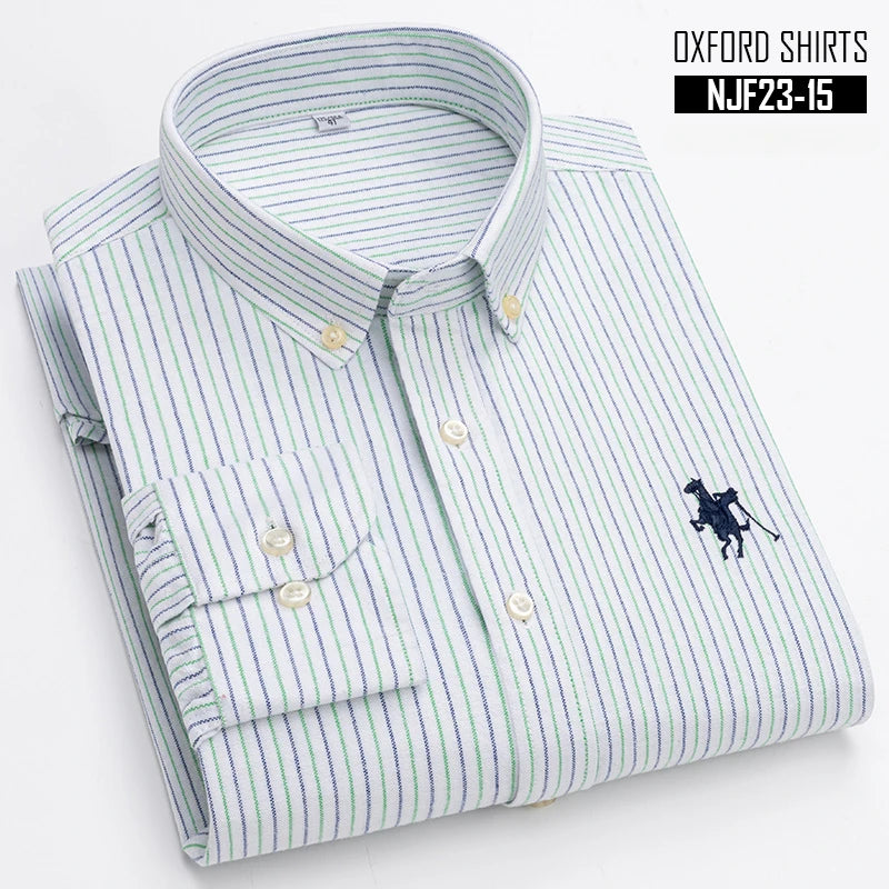 100%cotton Oxford striped slim fit formal Shirt - Price MVR515/- Delivery 12-25 days