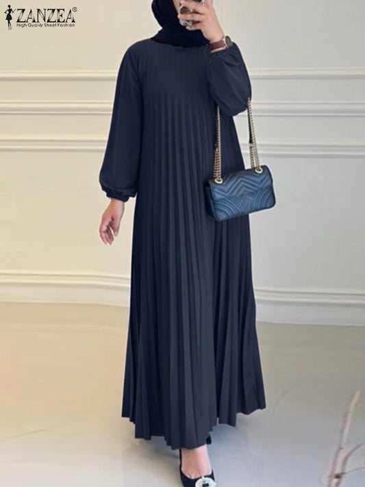 Elegant Abaya Loose Pleated Dress- Price MVR485/- Delivery 12-20 days