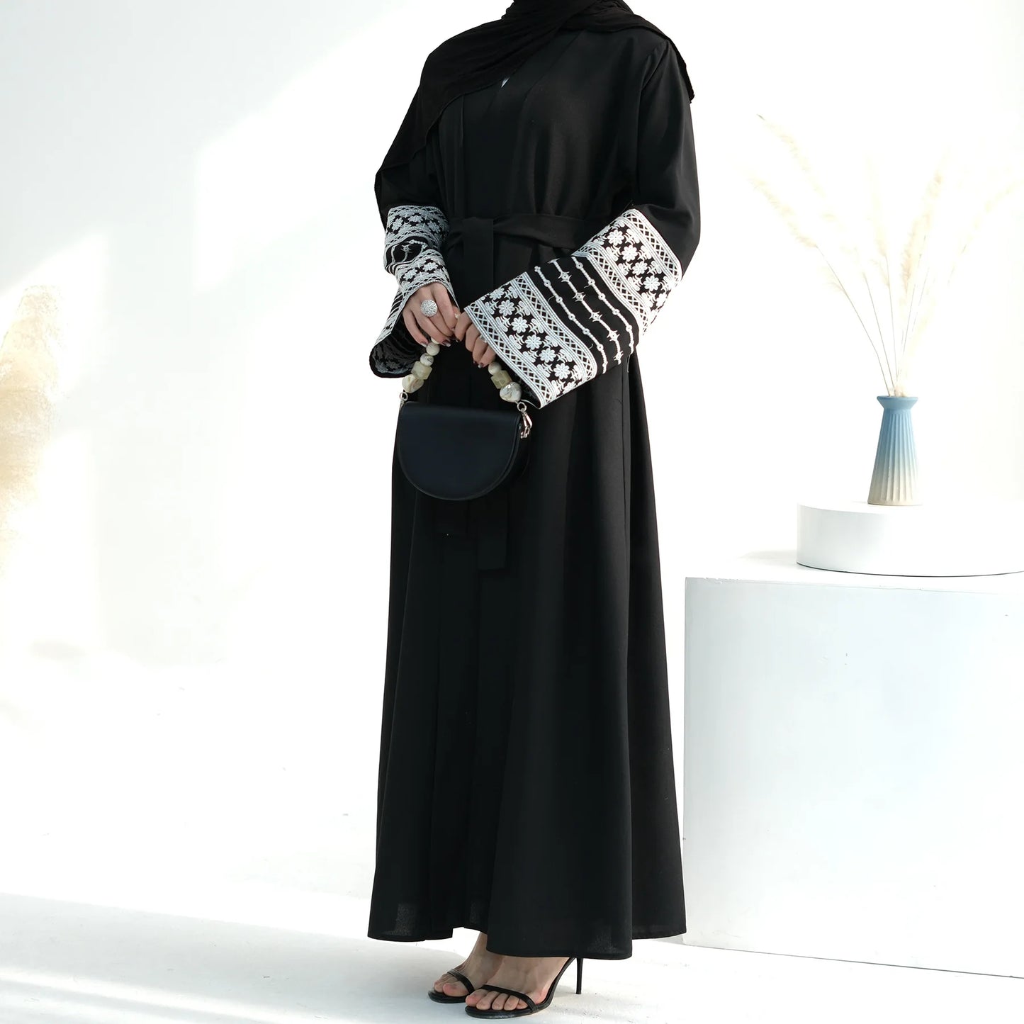 Cotton Linen Abaya Dress - Price MVR765/- Delivery 12-20 days