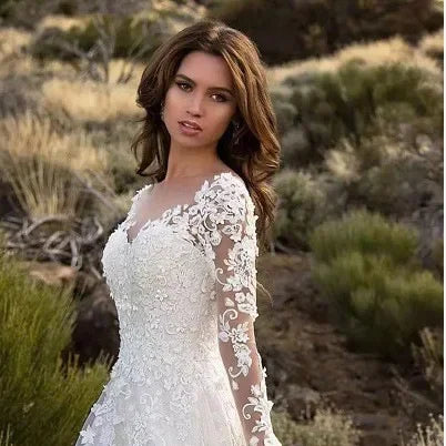 2024 New Style European American Lace Wedding/Party Dress - Price MVR658/- Delivery 12-25 days