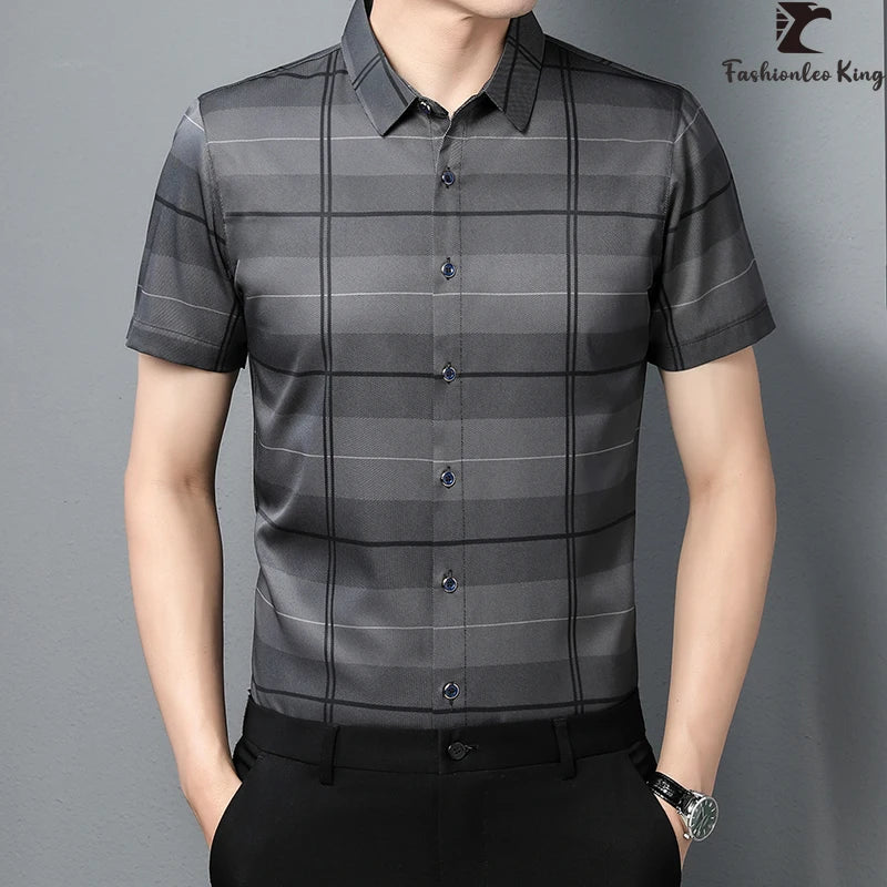 Smart Casual Men's Short Sleeve Shirts - Price MVR365/- Delivery 15-25 days