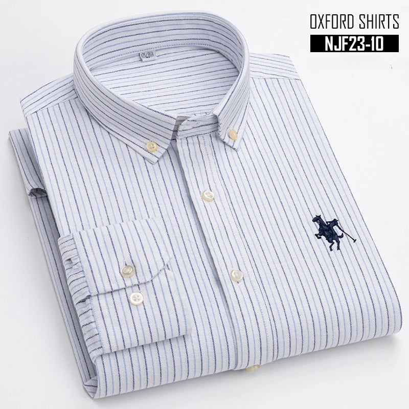 100%cotton Oxford striped slim fit formal Shirt - Price MVR515/- Delivery 12-25 days