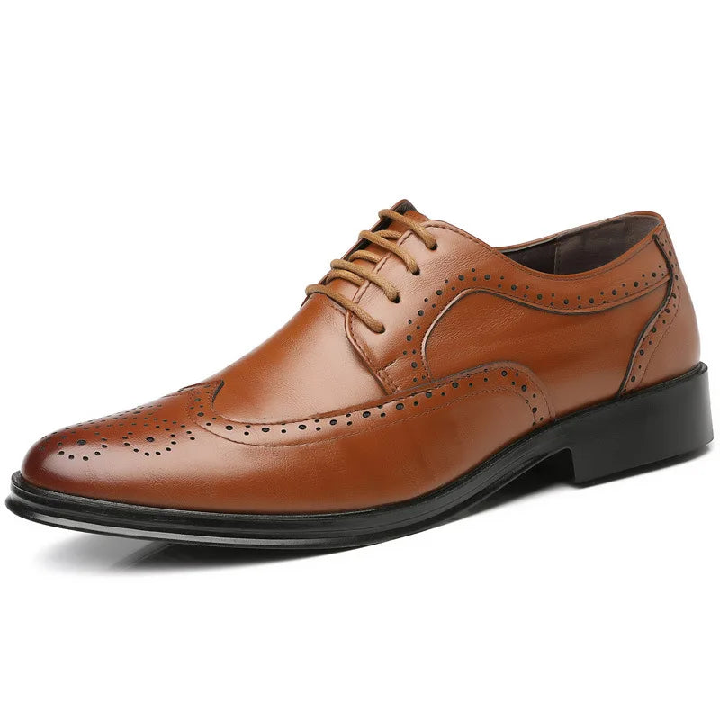 Handcrafted Mens  Oxford Shoes Genuine Calfskin Leather - Price MVR685/- Delivery 15-25 days