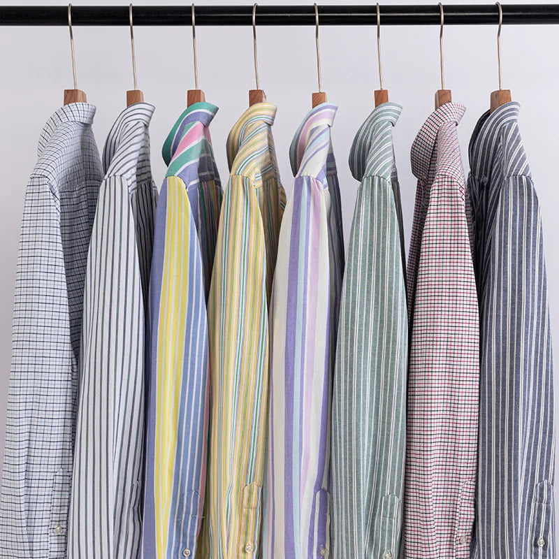 100%cotton Oxford striped slim fit formal Shirt - Price MVR515/- Delivery 12-25 days