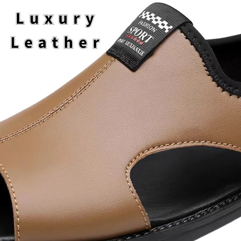 Fashion Leather Casual Sandal for men - Price MVR540/- Delivery 12-25 days