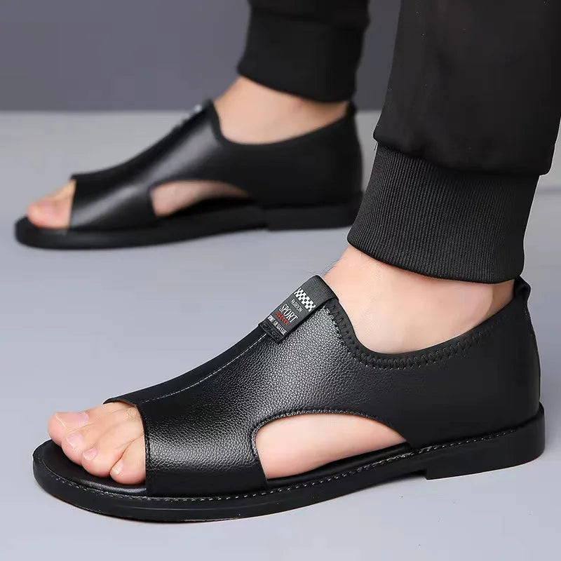 Fashion Leather Casual Sandal for men - Price MVR540/- Delivery 12-25 days