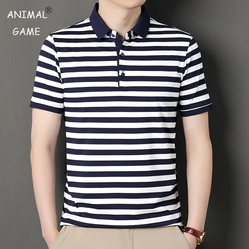 Short Sleeved Striped T-Shirt - Price MVR395/- Delivery 12-20 days