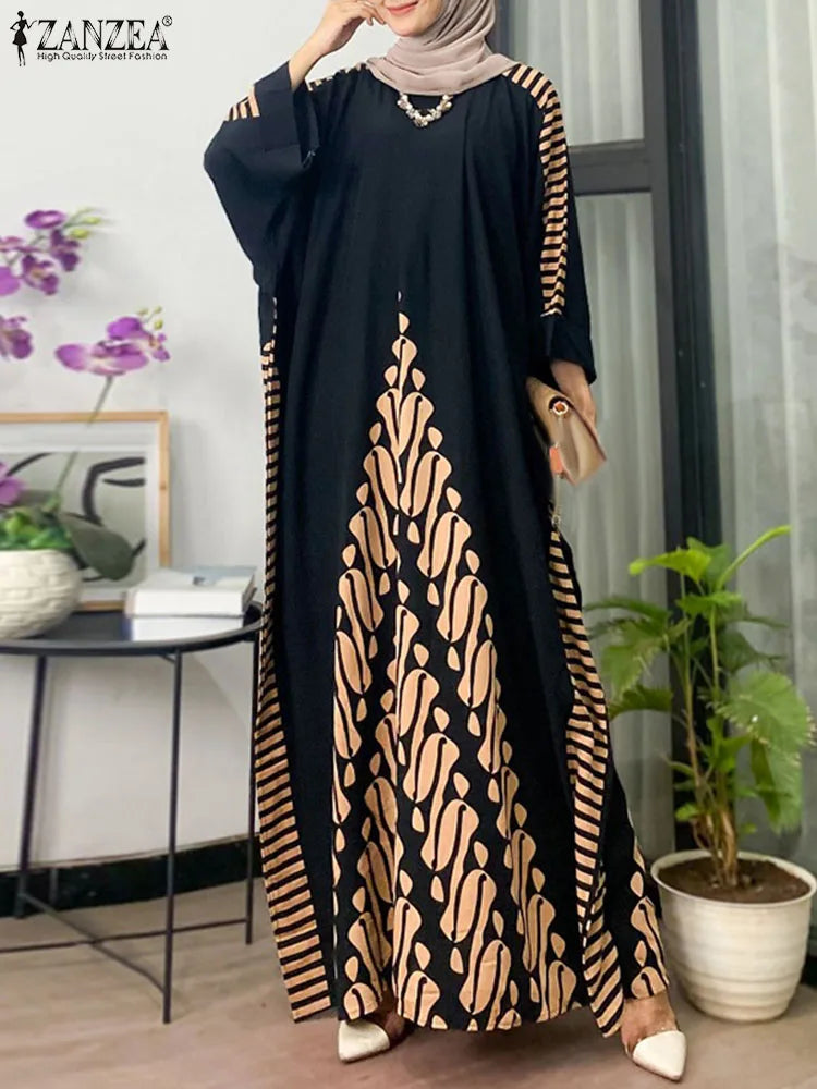 ZANZEA  Fashion Abaya  Dress - Price MVR520/- Delivery 12-20 days