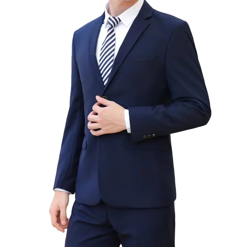 (Blazer+pants) Fashion Italian Style Slim Suit - Price MVR1750/- Delivery 12-25 days