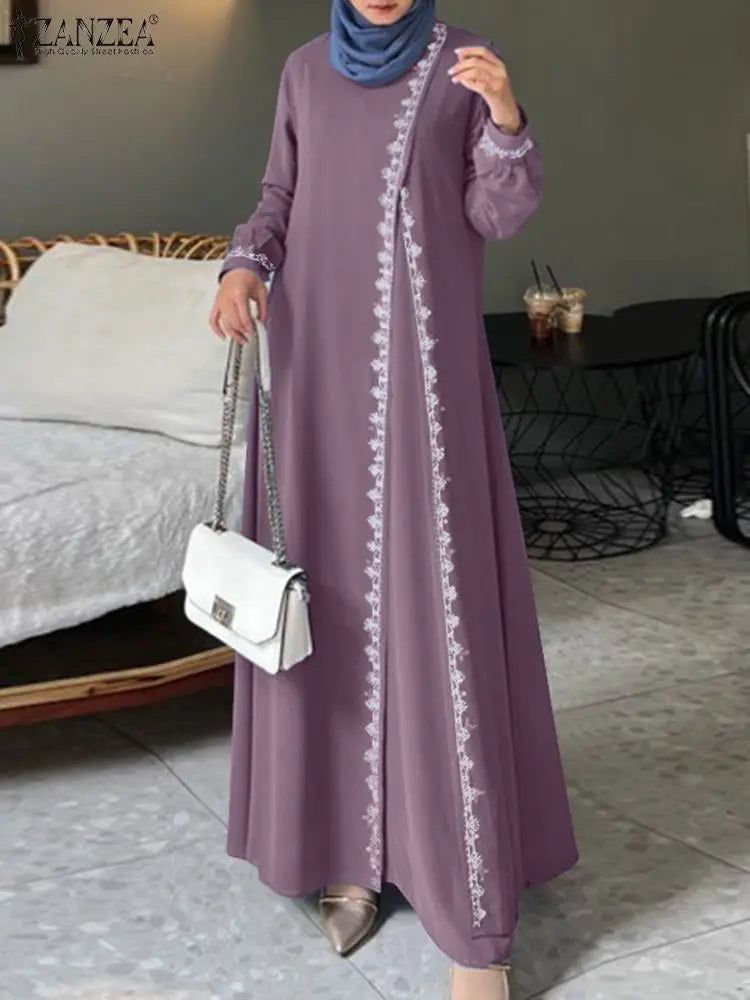 ZANZEA  Turkey Abaya Dress - Price MVR575/- Delivery 12-20 days