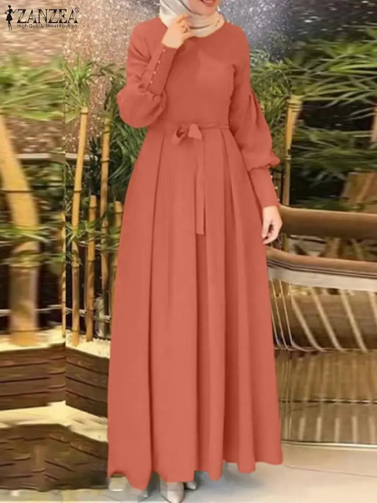 ZANZEA Elegant Turkey Abaya - Price MVR5+560/- Delivery 12-20 days