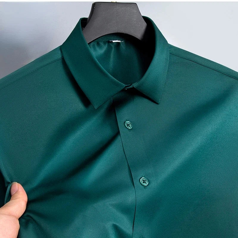 Anti-Wrinkle Mens Shirts Long Sleeve - Price MVR535/- Delivery 15-25 days