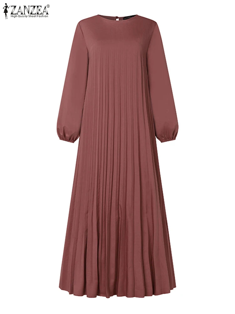 Elegant Abaya Loose Pleated Dress- Price MVR485/- Delivery 12-20 days